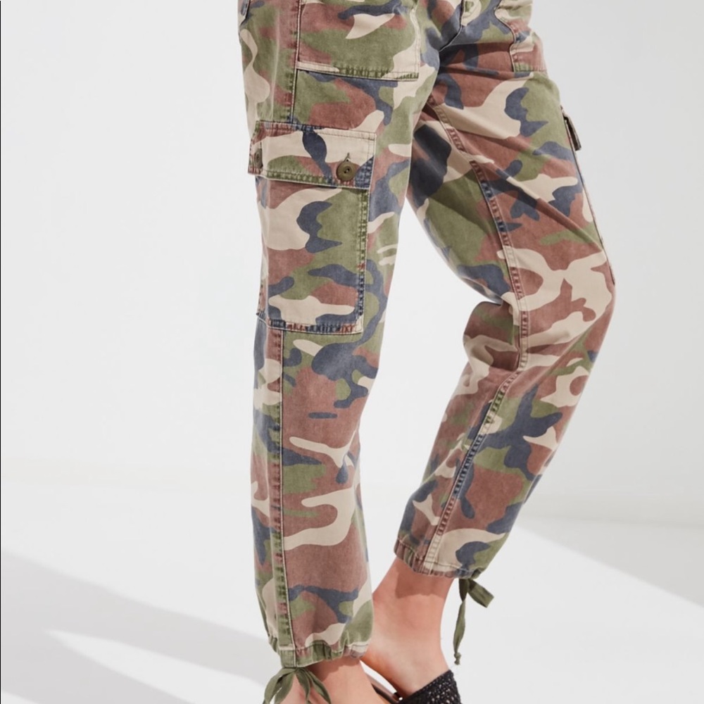 Urban outfitters camo cargo pants